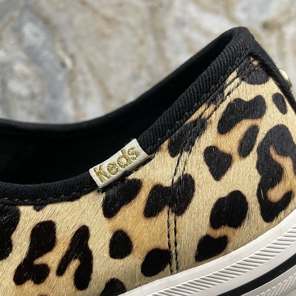 Keds X Kate Spade New York Kickstart Leopard-print Genuine Calf Fur - Picture 8 of 12